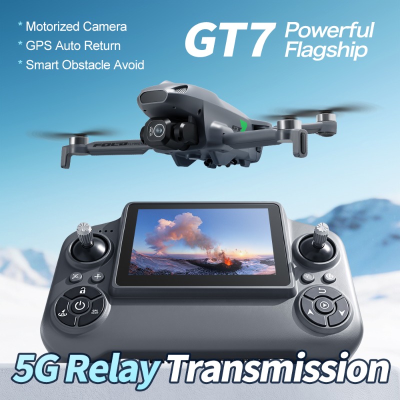 GT7 RC Professional Drone GPS  - Drone Controller Screen review and price