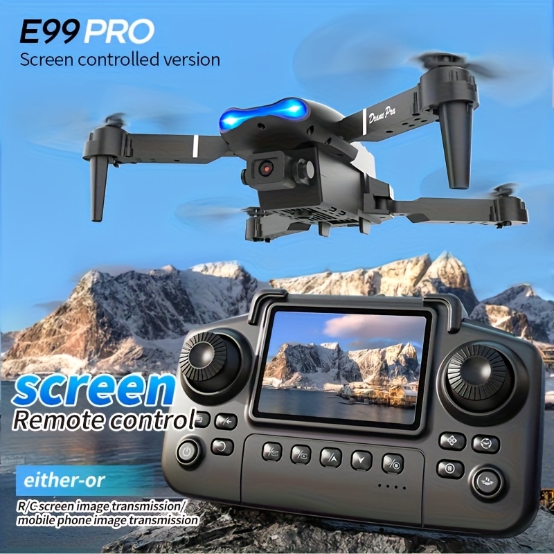 2026 Upgraded E99 PRO MAX Fold - Drone Controller Screen review and price